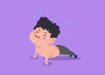 Morning Exercise exercises fitness illustration pushup