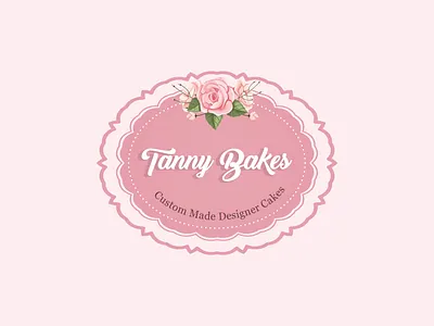 Tanny Bakes Designer cakes bakers bakery bakery logo branding cake logo design icon illustration logo sweet shop sweet tooth typography