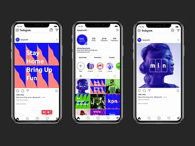 Kpop North branding Instagram content branding branding design concert instagram kpop logo poster