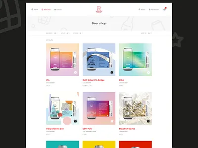 Raynville Superstore - Beer Shop beer craft beer shop shopify shopify store store website