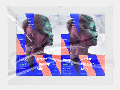 Kpop north 2020 Poster branding branding and identity concert kpop poster ux uxui