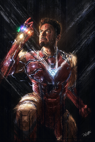 He is Iron Man. avengers endgame infinity stones marvel robert downey jr