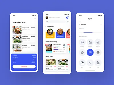 EAT ME - Food Delivery App UI Kit