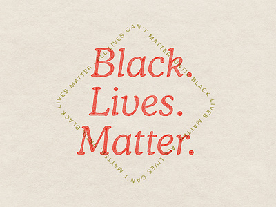 BLM badge blacklivesmatter cooper ethnicity race typogaphy