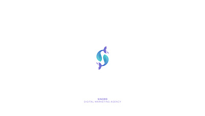 Sinord 36daysoftype alphabet animal animal logo blue purple branding creative design design digital pixels fish logo icon mark logo letter typography logo vector yin yang