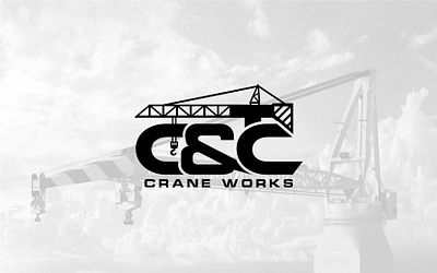 Crane/Construction logo branding construction logo crane logo logo design typography