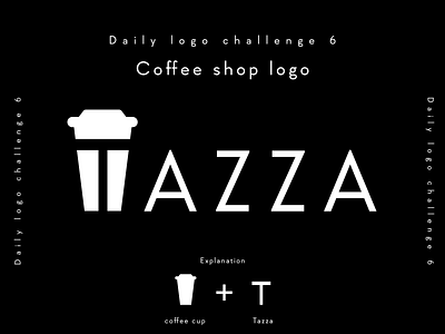 Coffee shop logo | Tazza logo Daily logo challenge day 06 coffee shop coffee shop logo daily logo challenge dailylogochallenge dailylogodesign