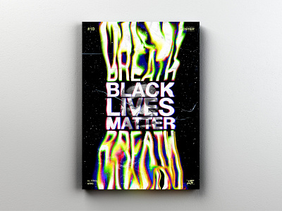 Black Lives Matter abstract black lives matter blacklivesmatter canvas design editorial glitch liquid liquify photoshop police poster poster a day poster art poster design racism typography