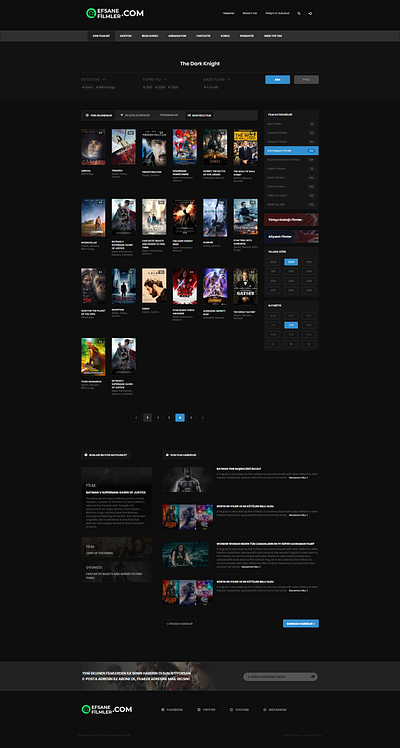 Movie Streaming Website Design design movie stream webdesign website