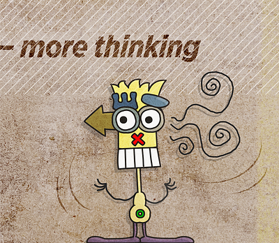 More thinking art artwork concept digital graffiti ilustration more pop thinking visual