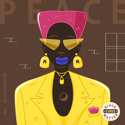 paz / peace. blacklivesmatter equality freedom igualdad illustration libertad loveart paz peace respect respeto weloveillustration