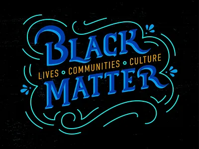 Black Lives Matter blacklivesmatter blm blue design graphic handlettering illustration illustrator lettering letters print type typogaphy typographic
