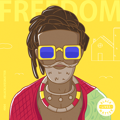 libertad / freedom. artwork blacklivesmatter design freedom illustration illustrator libertad sketch