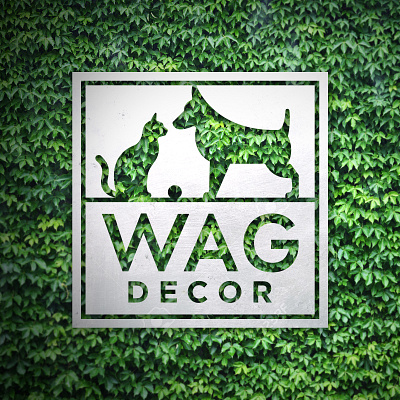 WagDecor Proposed Logos branding branding design design flat freelance graphic design logo type typography vector