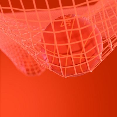 BASKETBALL NET - DECIMAL art basketball cinema4d design dynamics motion design orange redshift3d softbody