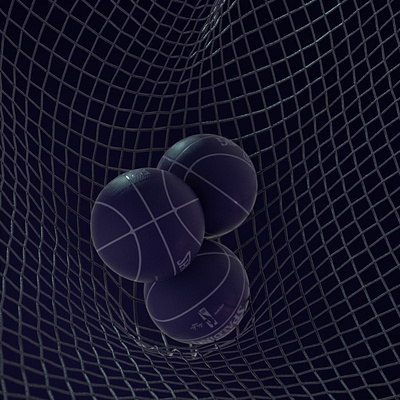 BASKETBALL NET - DECIMAL art basketball blue cinema4d design dynamics motion design redshift3d softbody