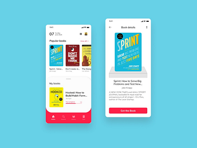 Ebook Library App Concept Design dailyui dailyuichallenge ebook interfacedesign mobileui productdesign uidesign uidesigning userexperience userinterface webui