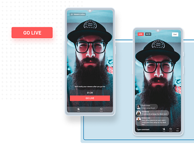 Going Live on Linkedin bangalore go live live livestream newfeature trending ui uidesign uiux user experience user interface design userinterface