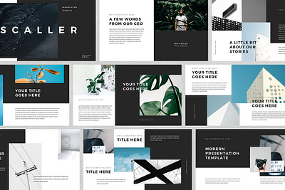 Scaller - Google Slides Template agency art branding business clean concept creative design development google slide google slides google slides template minimal modern simple slide slides template web design website