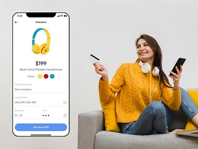 Daily UI design challenge #002 - Credit Card Checkout app design checkout clean concept dayli challenge dayliui design flat minimal payment ui ux web