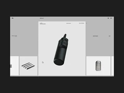 M. Editorial Website Rotation Animation animation interaction interface motion promo typography ui ux video web website