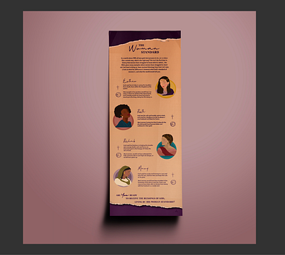 The Woman Standard ai bible art blm illustration infograph jesus mockup mockup psd people photoshop psd purple vector woman woman logo woman portrait women women empowerment women in illustration womens day