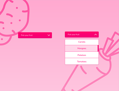 Daily UI 027 (Dropdown) dailyui dropdown ui ux