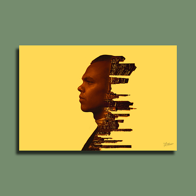 Double Exposure citylights corona double exposure illustration lockdown office life photoshop quarantine life