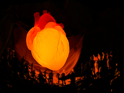 Warm Heart 3d 3danimation animation cinema4d cinema4danimation motion graphics