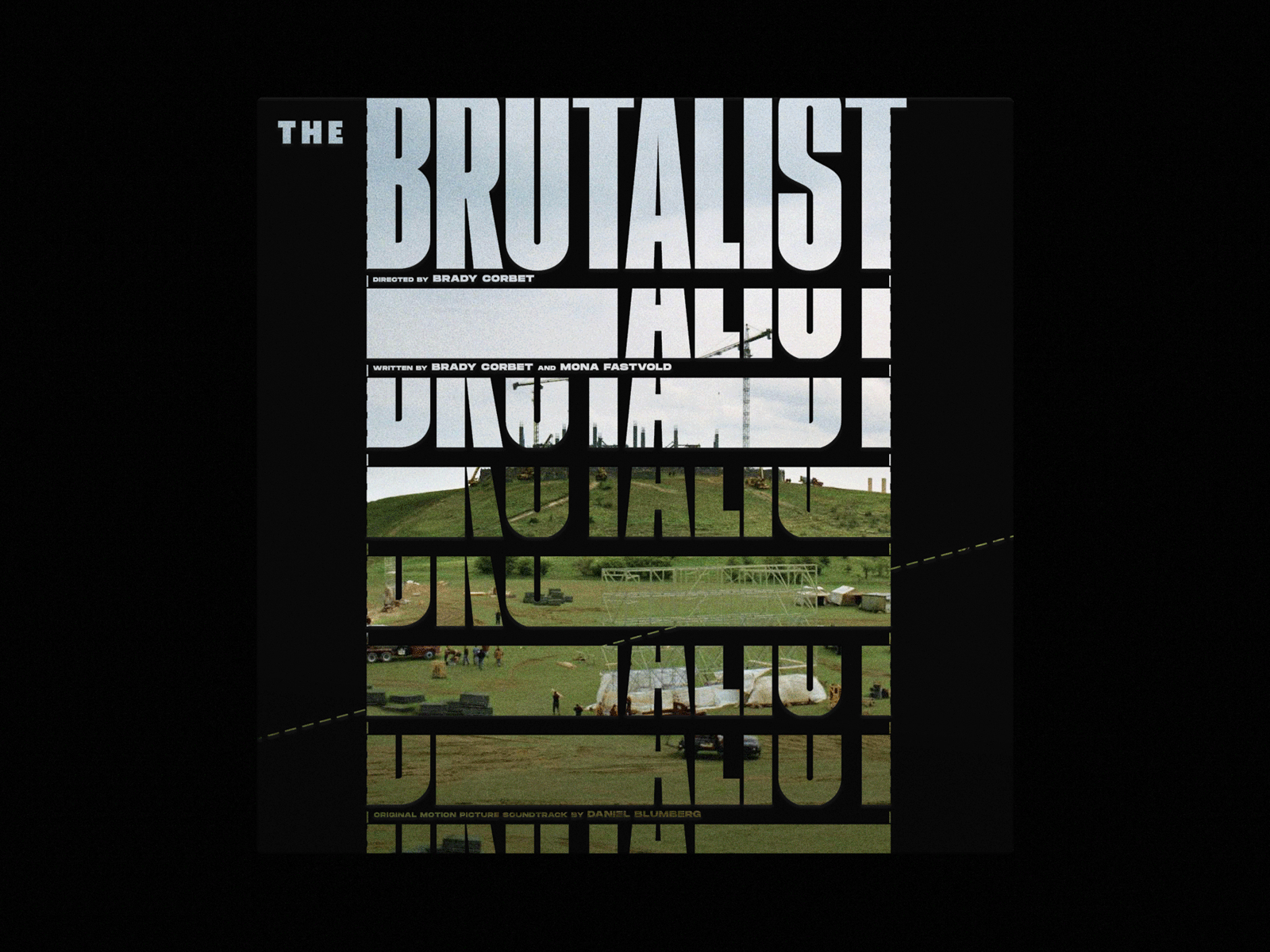 The Brutalist a24 animation daniel blumberg poster posters soundtrack the brutalist the brutalist a24 the brutalist movie the brutalist soundtrack vinyl vinyl soundtrack