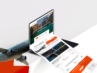 Travel Landing page landing page ui ux website