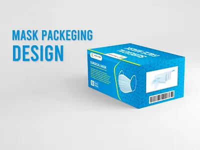 Mask Box Packaging design box box packaging design graphic design rabbidesigner rabbigex surgical mask surgical mask box surgical mask box design