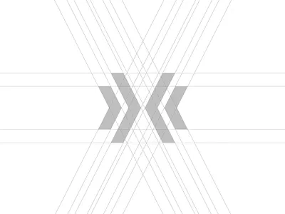 DOUBLE X GRID clean concept creative grid grid design grid logo letter letter x lines linestyle logo grid minimalist monogram monogram letter mark shape x
