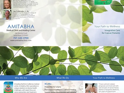 Amitabha Brochure brochure brochure design graphic design trifold brochure