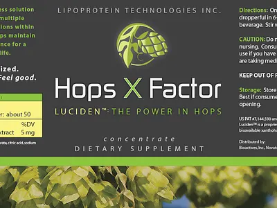 Hops X Label label design labeling packaging packaging design print design