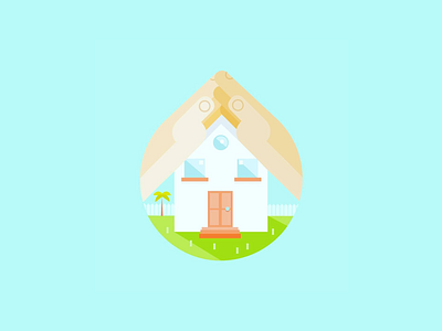 Housing Program - The Salvation Army children childrens illustration corporate illustration digital illustration digitalart geometric house illustration salvation army shelter vector vectorart