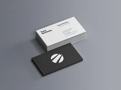 Two Rockets Branding 3 branding design icon illustration it logo rocket rockets technology typography vector