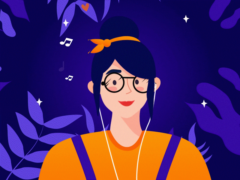 Beautiful smile of a woman 2danimation animated gif animation beautiful character characterdesign gif animated love smile song woman woman illustration