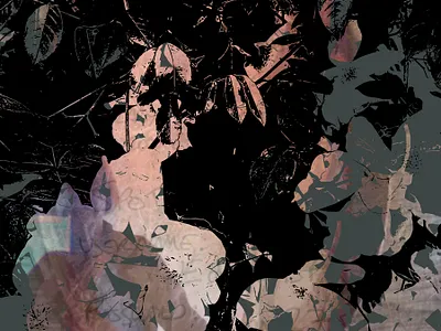 Layers of Memories black gray vector vector art