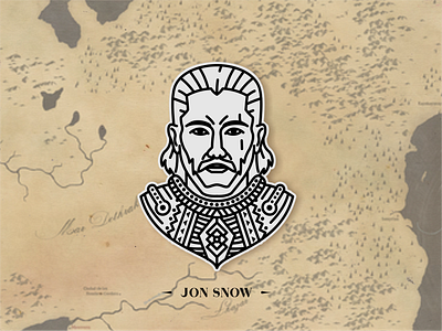 Jon Snow / Game of Trone branding designs geometric illustration logo patterns ui ux vector zilap estudio