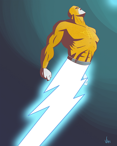 Homem Relampago (Lightning Man) characterdesign characters comic art comics illustration personal project vintage