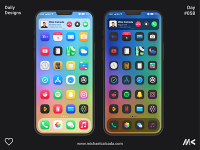 Daily Designs in Quarantine #058 app apple call screen coronavirus covid19 dailyui design ios ios 14 ios 14 beta ios 14 concept ios call ios concept iphone 12 iphone 12 pro iphone concept ui ux wwdc