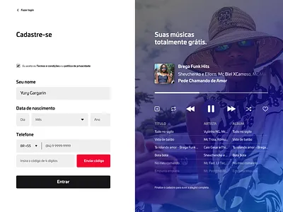 DailyUI - 001 brazil experience ui ui design uiux userinterface
