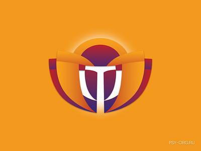 Logo for a psychological company 2020 analysis branding company company logo corporate identity design letter logo logotype orange psy psychoanalyst psychological psychology style violet