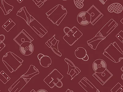 Burgundy burgundy fashion illustration lifestyle media pattern seamless shoes wear