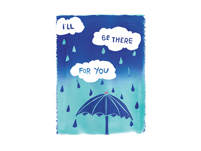 I'll Be There For You | Foreignspell artwork block printing children book illustration design fine art hand lettering illustration stationery design typography