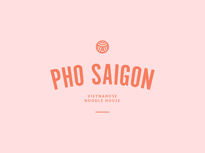 Pho Saigon Initial Mark brand logo mark pho