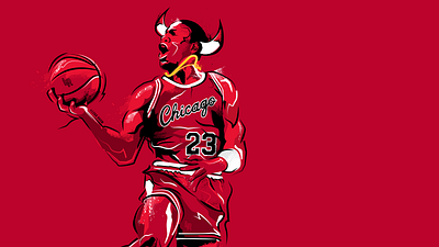 Air Jordan atlanta basketball illustration michael jordan sports sports design