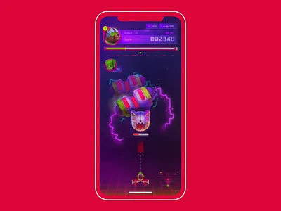 Space Hunter art direction cat color design dog hunter illustration interface space ui