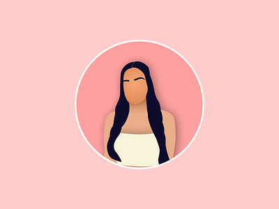 Avatar Aliza abstract avatar avatar design avatar icons avatars design figma illustration self portrait